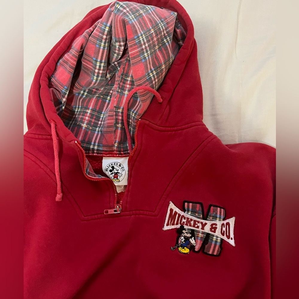 Vintage Mickey Mouse Quarter Zip Pullover